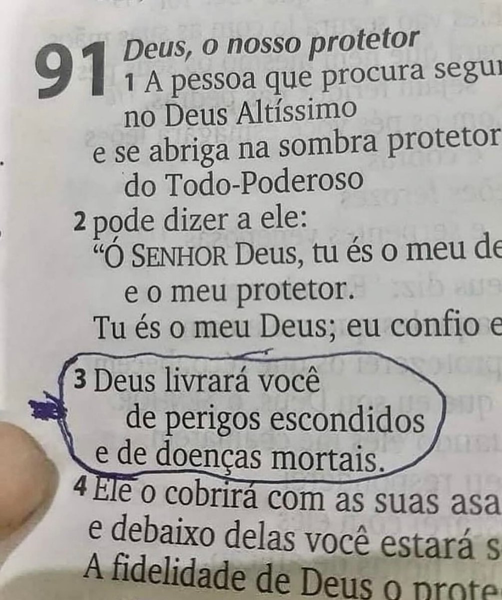 Somente Deus pode nos proteger!!