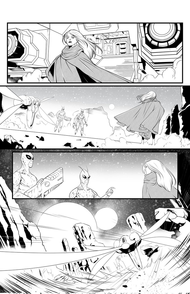 mariano_art06's tweet image. (for hire) hello I'm available for new comic pages work