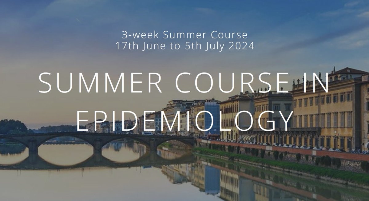 🔎 36th Residential 3-week Summer Course in Epidemiology in Florence, Italy Offered by the European Educational Programme in Epidemiology, @ISGLOBALorg, @unito, @SwissTPH & @SSPHplus. Registrations open! ow.ly/CSwg50RJAxZ