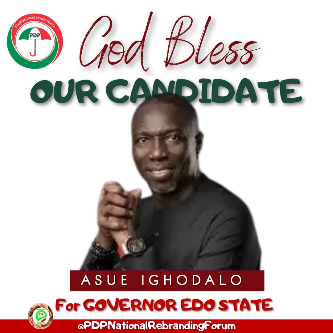 With Dr. Asue Ighodalo
Edo of our Dreams is Possible.  
Greater Edo 
Prosperous Edo we shall all experience. 
We need a Leader we can all Trust 💯💪.

Asue Ighodalo 
Governor Godwin Obaseki 
#EGoDoAm 
#AsueOgie2024 
#thenewphaseofedo 
#ObasekiFinishingStrong