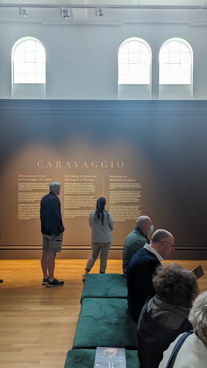 A day off starting with a morning visit to the Caravaggio exhibition @UlsterMuseum