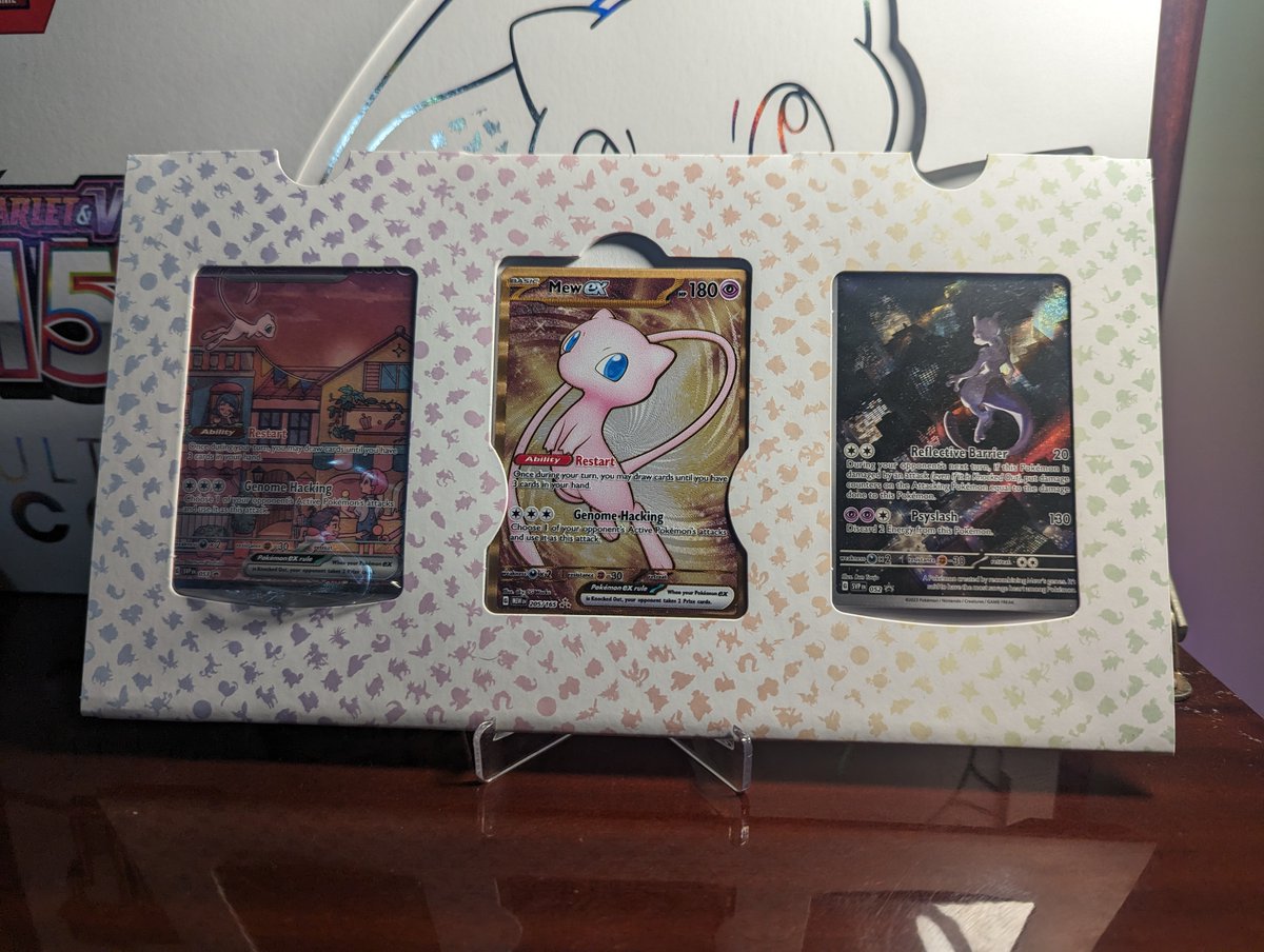 💜151 Pokémon Giveaway💜   

To celebrate the announcement of the #Chuftileague, we are giving away a 151 TCG Collector bundle! 

Full Art Mew, Gold Art Mew & Full Art Mewtwo from the 151 TCG!

How to enter: 
1⃣Follow @ChuftiB on twitter
2⃣Like & retweet this post

Winner drawn