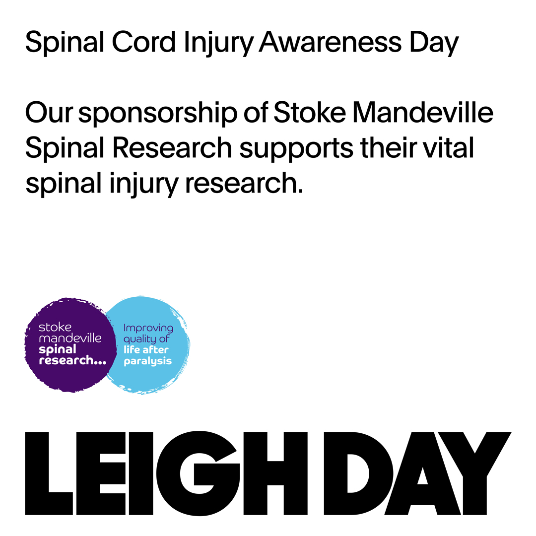 We partner with organisations dedicated to helping those with an SCI including @spinalinjuries, @backuptrust @DayOneTrauma @lifeafterpara. We offer a helping hand so they can lead the way in improving the lives of those that have been affected by spinal cord injuries #SCIAD24