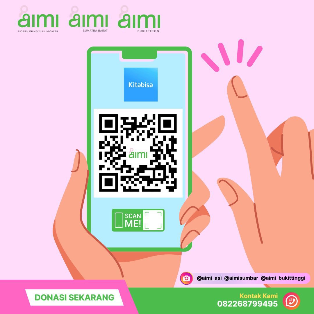 AIMI menggalang *Donasi Dapur MPASI* untuk Balita terdampak banjir di Sumbar. Donasi akan dilakukan selama 30 hari sejak bencana terjadi, dengan lokasi Kabupaten Agam, Kabupaten Tanah Datar, Kota Padang Panjang, Kabupaten Padang Pariaman &amp;  sekitarnya.

kitabisa.com/donasimpasiunt…