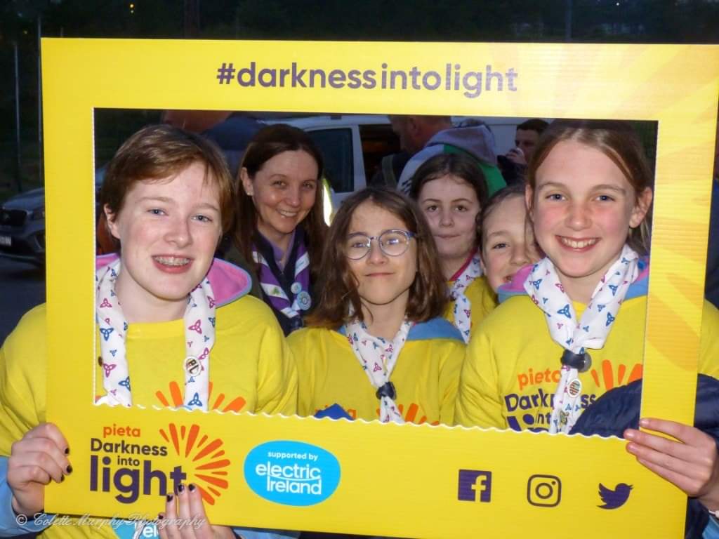 Well done to the Ardilaun Girl Guides who took part in the Darkness into Light Walk in Macroom, Co. Cork last Saturday 11 May 2024! 🌅✨ Your participation made a difference and showed incredible community spirit. Well done, everyone! 👏💛 #GivingGirlsConfidence #IrishGirlGuides