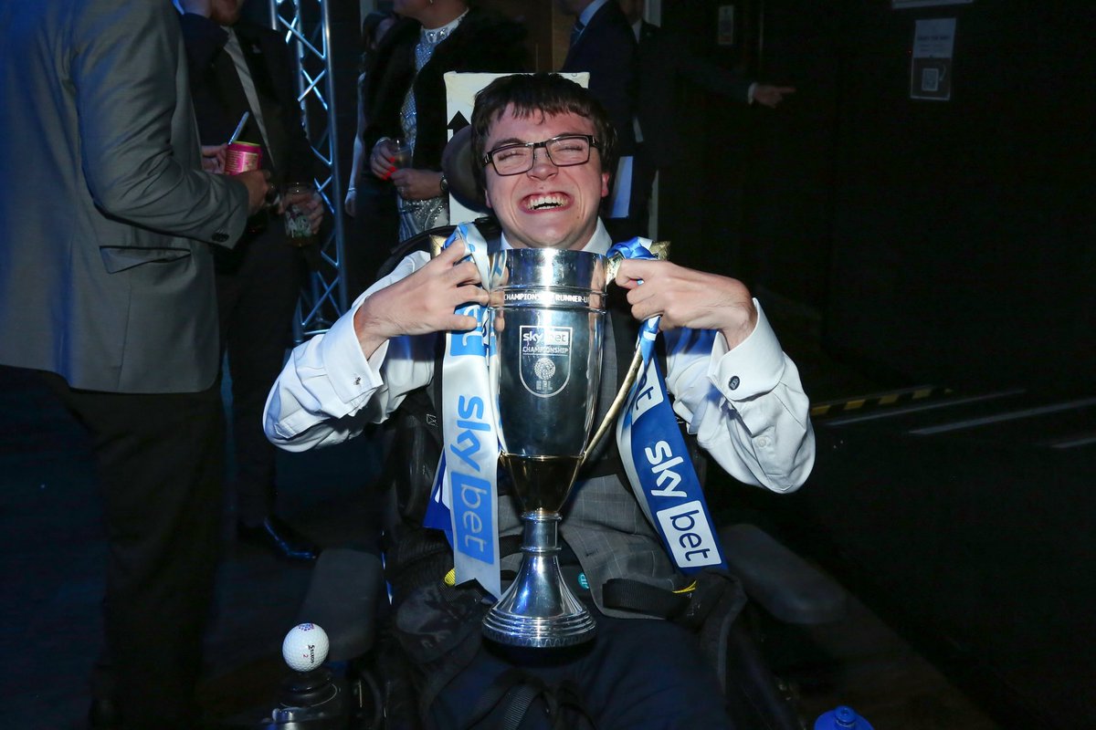 👏 Congratulations to Powerchair and Adult Disability participant Harrison Mayhew-Kemp who was Highly Commended in the New Volunteer of the Year category at @SuffolkFA Grassroots Football Awards last night. A fantastic achievement, Harrison! 💙