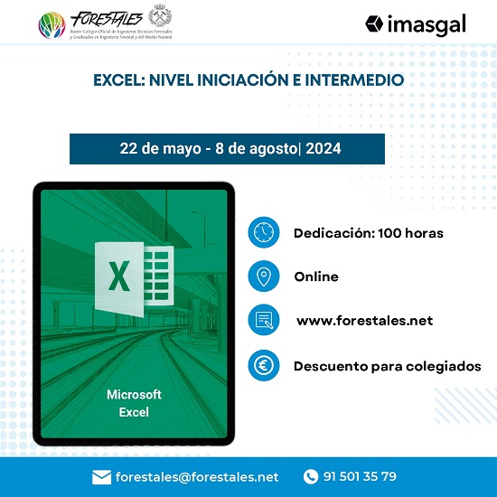 Si quieres controlar las necesidades técnicas que ingenieros y arquitectos puedan tener, trabajando con ecuaciones, funciones, formularios, macros y metodologías de detección de errores, no dejes de apuntarte a nuestro curso on-line de “Excel: Nivel Iniciación e Intermedio”.