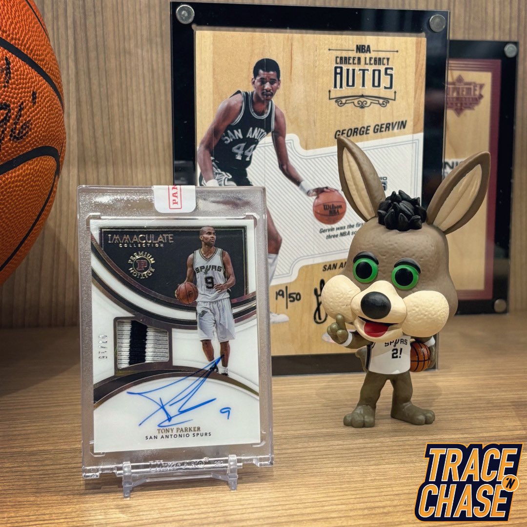 💥Happy 42nd birthday to legendary @spurs guard @tonyparker, 4x NBA champion, EuroBasket winner, and MVP of the 2007 NBA Finals and the 2013 FIBA EuroBasket🙌🏼💯 #whodoyoucollect #thehobby #tracenchase #showyourhits #bycollectorsforcollectors #psa #bgs #spurs #tonyparker