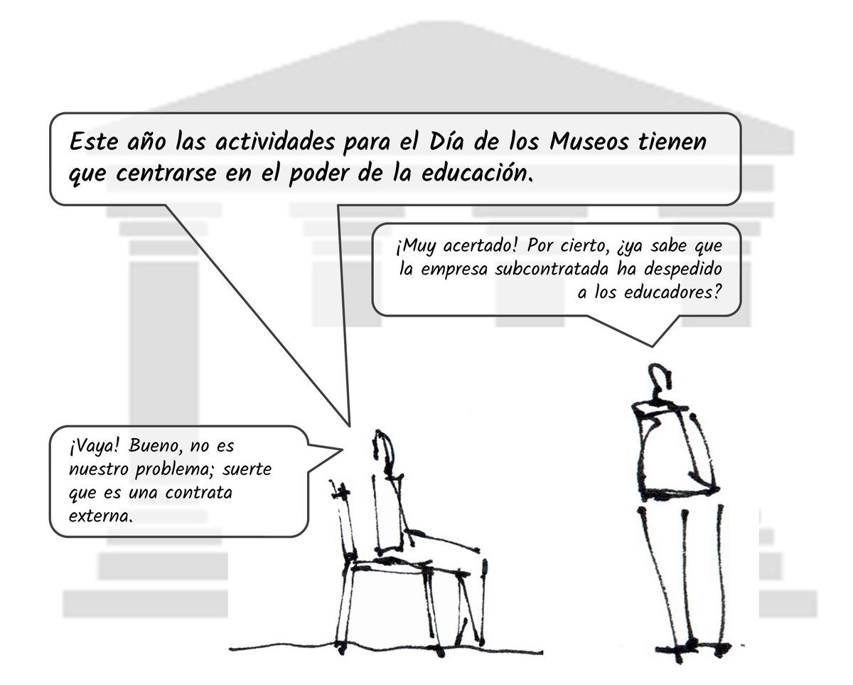 😁En el #DIM24 creemos más adecuado que nunca volver a publicar este chiste de nuestra web.
¿Entenderán los directivos y administradores que lo de la #EducaciónMuseística no es una trivialidad? El #MuseoEsEducación
#MuseoTransformador
⬇️