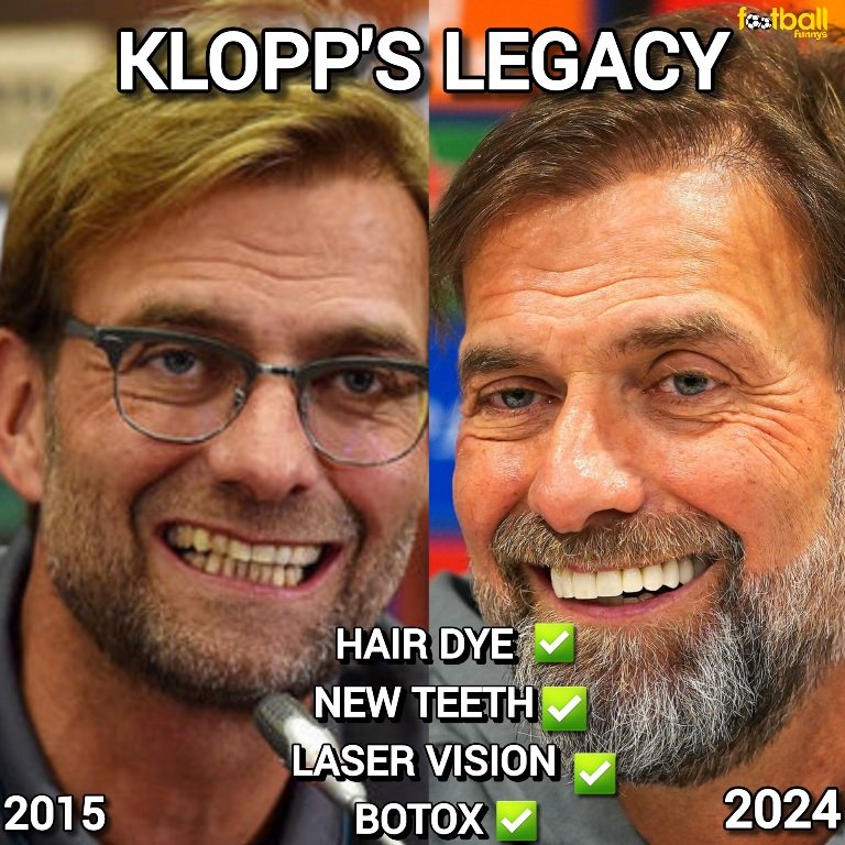 Klopp's legacy 👏🤣