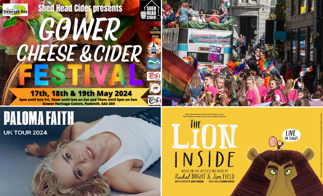 There's lots going on in Swansea Bay this weekend: Gower Cheese & Cider Festival, Clyne in Bloom, Paloma Faith, Swansea Pride and more! Take a look: visitswanseabay.com/events