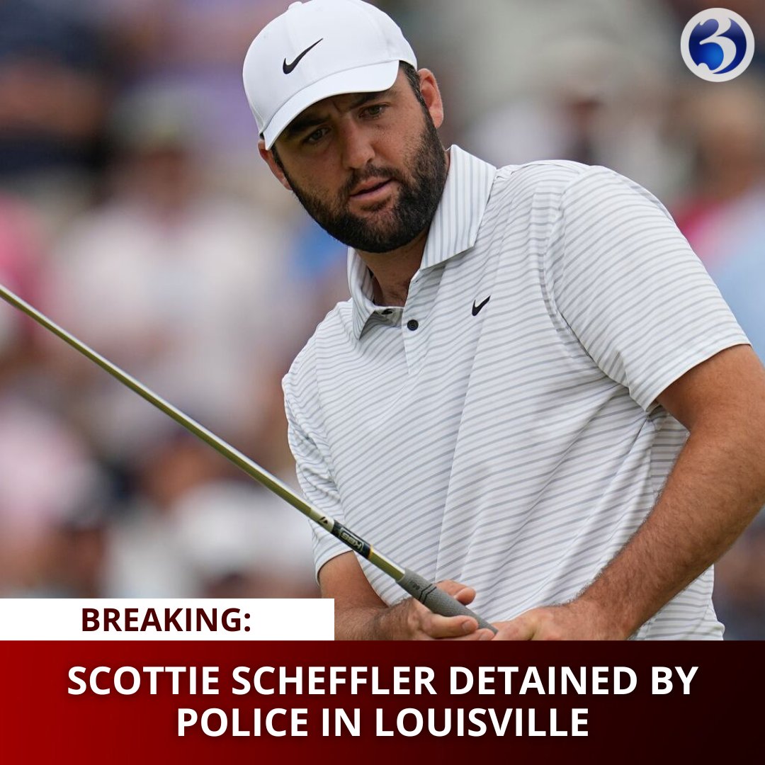 BREAKING: The No. 1 golfer in the world was detained by police in Louisville. Updates will be posted here: wfsb.com/2024/05/17/sco…
