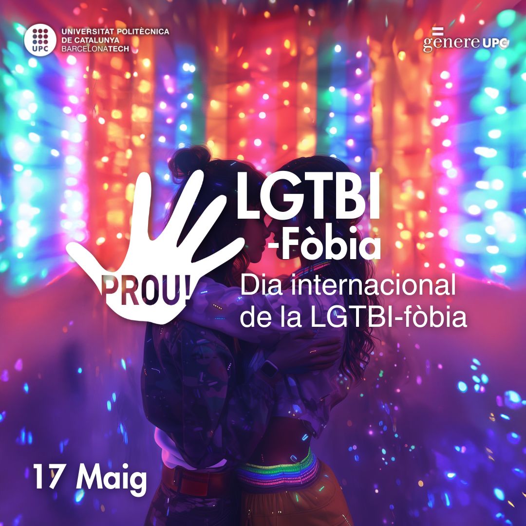 Today, #17M, the #UPC says again NO to LGBTIphobia @igualtatUPC @la_UPC #lgbti