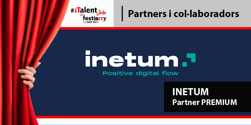 🧑‍💻@Inetum_es  proporciona serveis, solucions #digitals, oferint ajuda a companyies i institucions per a aprofitar al màxim el seu flow digital.

🎉Els donem la benvinguda com a #partnerPREMIUM del #ClubFestibity! #iTalent

↪️Coneix tots els partners 24-25 festibity.com/2024/partners-…