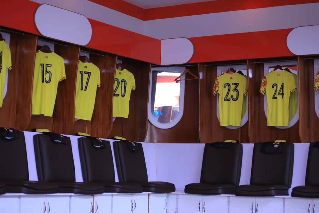 Teen Cranes dressing room. #WomenFootballUG #UGAZAM