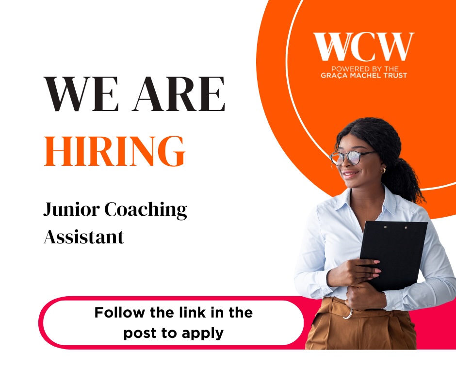 We're looking for a Junior Coaching Assistant to support entrepreneurs, provide mentorship & professional development for youth! 
📅 Deadline: 28 May 2024 | 23:59 SAST
🔗 Apply now: bit.ly/3yzg0Tq

#womencreatingwealth #GracaMachelTrust @Korkor_Cudjoe