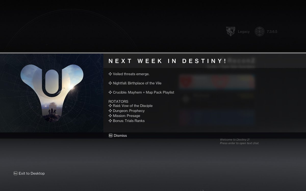 Next Week in Destiny: 'Veiled threats emerge.' 👀

Season of the Wish finale incoming!