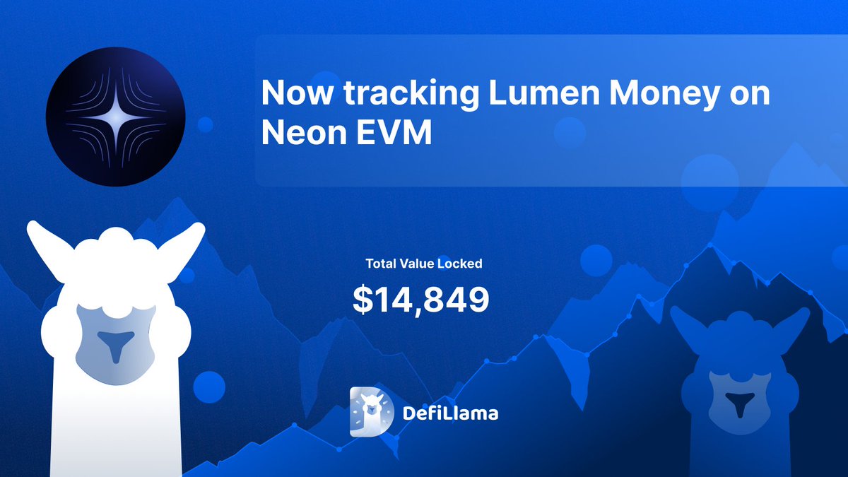 Now tracking @Lumen_Money on @Neon_EVM Lumen Money is a decentralized lending and borrowing platform built on Neon EVM chain