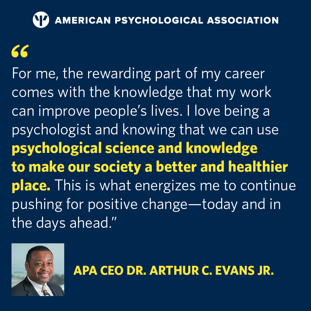 Congratulations to APA CEO @ArthurCEvans, who has been honored with the @SOBP Humanitarian Award in recognition of his exceptional contributions to advancing #mentalhealth care and advocating for those with mental illness: at.apa.org/6qm