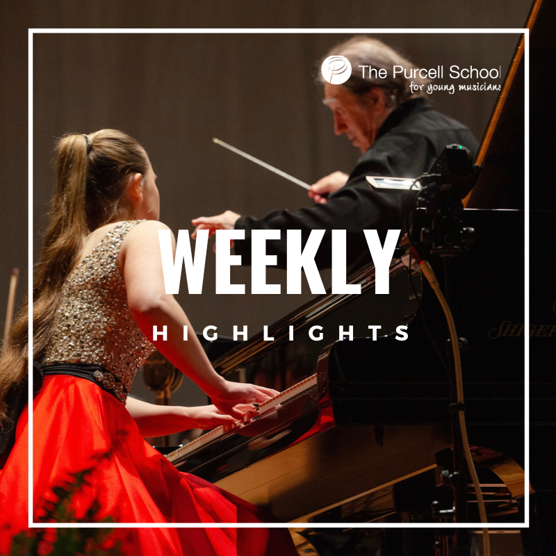 We have just published Purcell's latest #WeeklyHighlights!
tinyurl.com/f32dwhvd

#SchoolNews #AlumniNews #PurcellNews #StudentNews #PurcellMusic