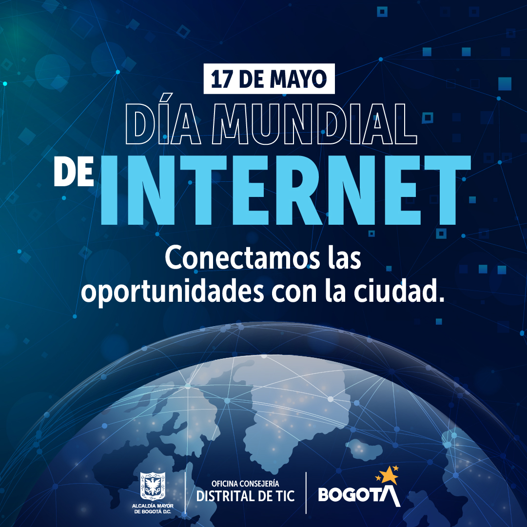En Bogotá, cerca del 80% de la población urbana y un 38% en la zona rural accede a los beneficios de la red para sus actividades diarias. 🌐En el #DíaMundialdeInternet reafirmamos nuestro compromiso de fortalecer el acceso y el aprovechamiento del internet en la ciudad.