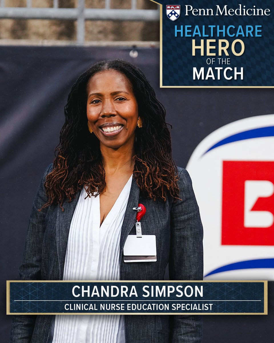 Healthcare Hero: Chandra Simpson As a CNES, Chandra improves nursing practice, enhancing professional development, increasing nursing engagement, as well as recruiting and onboarding. #DOOP | @PennMedicine