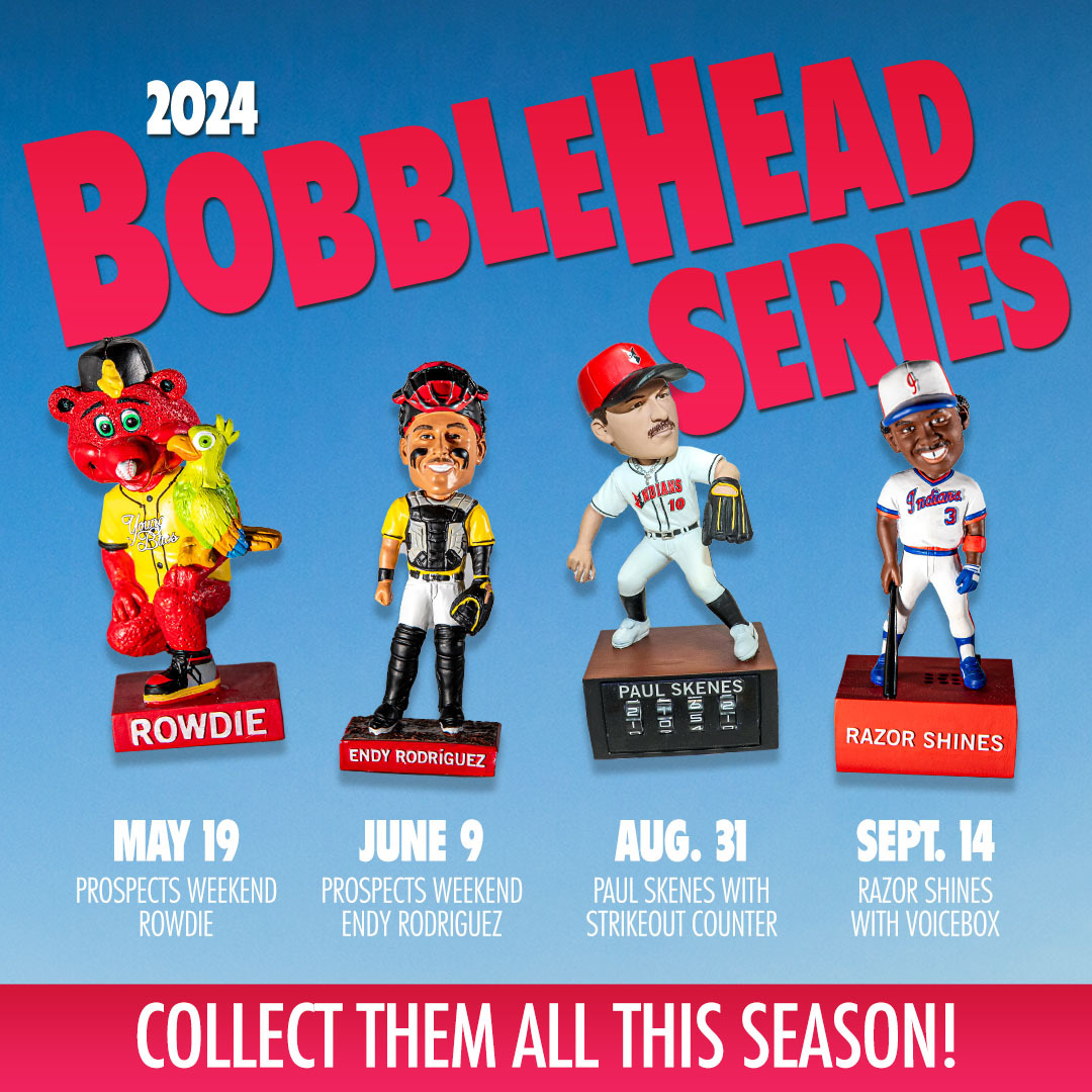 Check out our 2024 bobblehead lineup. 👀
