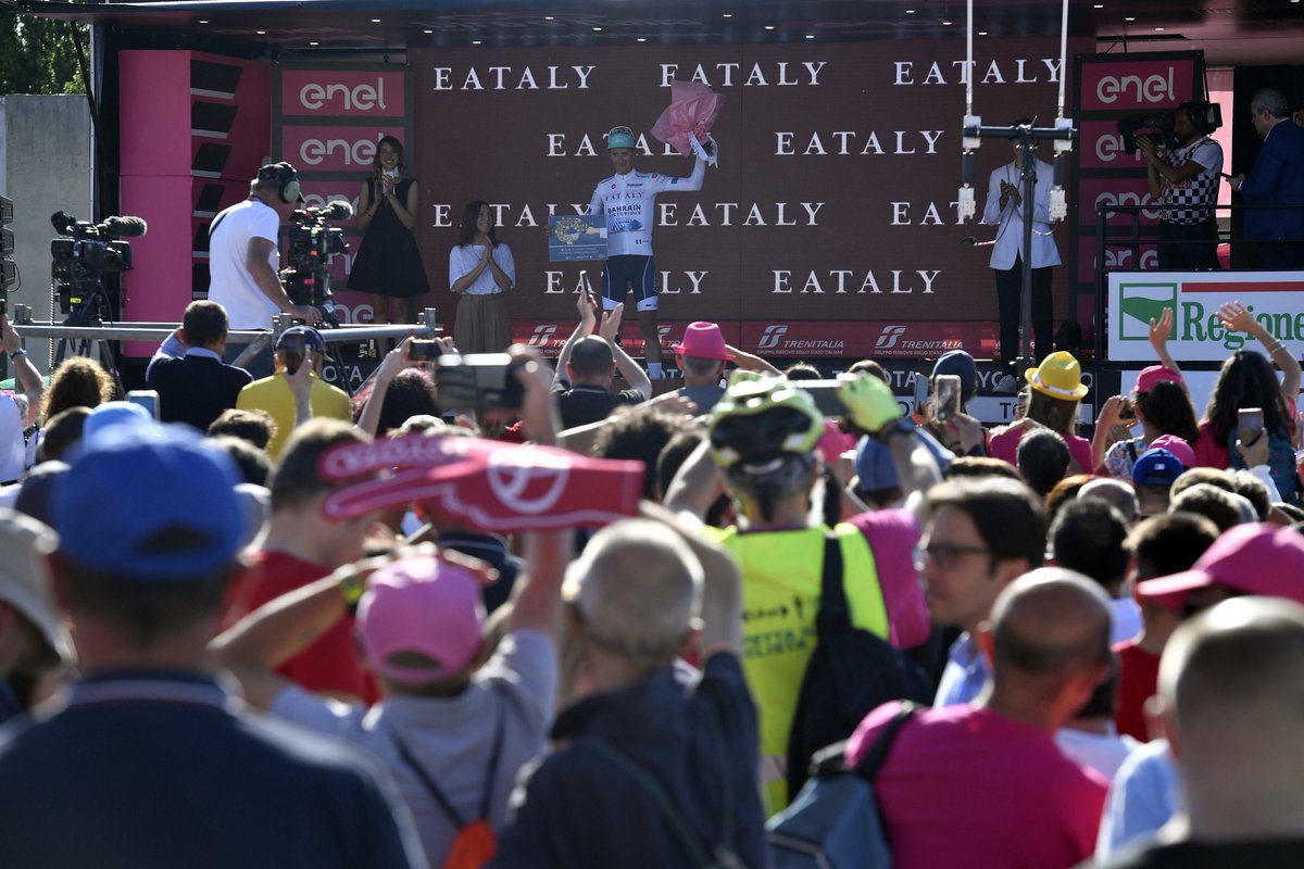 🇮🇹 #Giro | ST 13 ⚪️ Antonio Tiberi maintained his lead in the young riders’ classification and held on to 5th position overall @giroditalia #RideAsOne #rideforGino #GirodItalia 📸 @SprintCycling