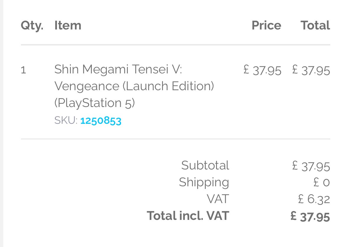 just bought SMTVV. im so ashamed of myself. also fuck VAT 6.32 holy shit 💀