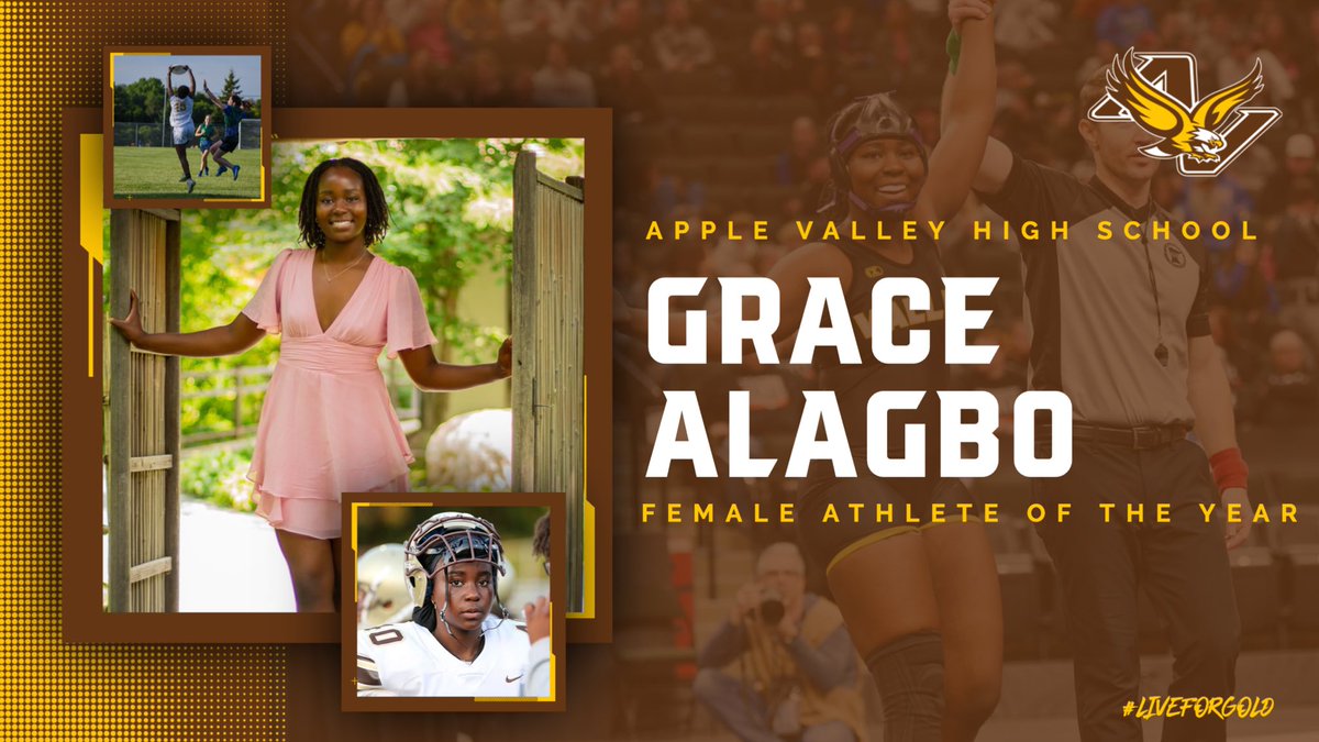 Grace Alagbo is your 2024 Apple Valley High School Senior Female Athlete of the Year!