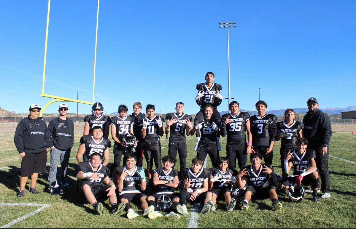 Through the Denver Broncos Community Grant Program, Sierra Grande High School — a rural school in Costilla County, Colo. — received a grant to purchase football equipment to enhance player safety. #PlayFootball