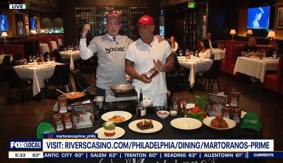 Hornercom's tweet image. Yo Cuz! @BobKellyFOX29 hanging with Steve at Martorano's Prime inside @riverscasinophl today on @FOX29philly