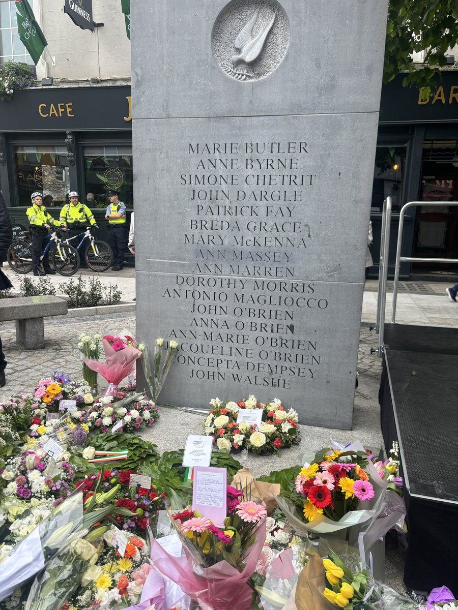 50 years to the minute since the 1974 Dublin Monaghan bombings Reporting on a day of remembrance events on @drivetimerte shortly