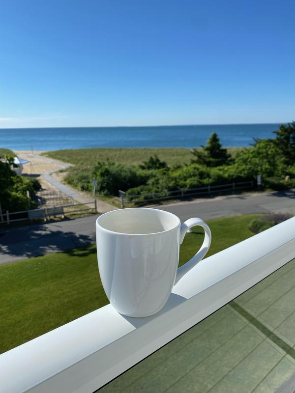 Coffee with a view, please. ☕ 

📍 Inspirato home, Martingale, on Cape Cod.