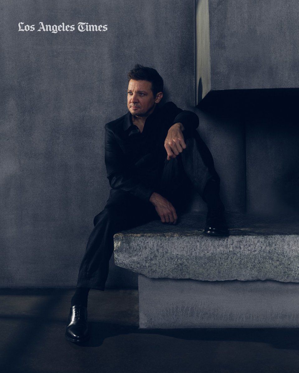 “It took the collective of all these people. That’s the power of love. It’s a slow burn. Man, I tell you,” Jeremy Renner says, recalling his recovery process as his voice breaks. “I can barely speak.” latimes.com/entertainment-…