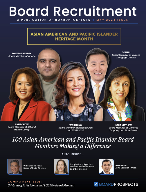 Congratulations to our UGRO Board Member, Sonia Lo on being named among the 100 Asian American and Pacific Islander Board Members Making a Difference by Board Recruitment magazine. #AAPIHeritageMonth #BoardofDirectors #diversity #urbangro #UGRO