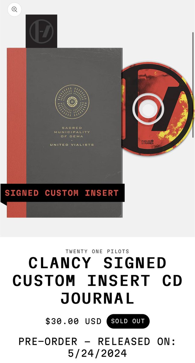 Clancy signed CD Journal Giveaway RT & Follow @SilentinTrees17 for a chance to win a signed Clancy CD Journal Ends 5/24 *Must be following so I can DM you* *Open to everyone* *I will pay for shipping* #Giveaway #twentyonepilots #clancy #signed