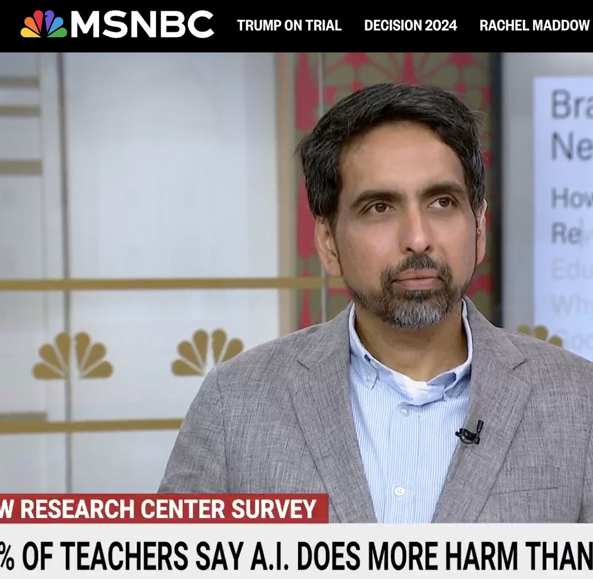 Sal Khan riffs on why artificial intelligence will revolutionize education via @msnbc msnbc.com/morning-joe/wa… @khanacademy #khanmingo #edtech #GenAI @isteofficial @cosn  @iteea  @educ_technology @asugsvsummit  @ascd @neatoday @aftunion   @oecd_edu @salkhanacademy