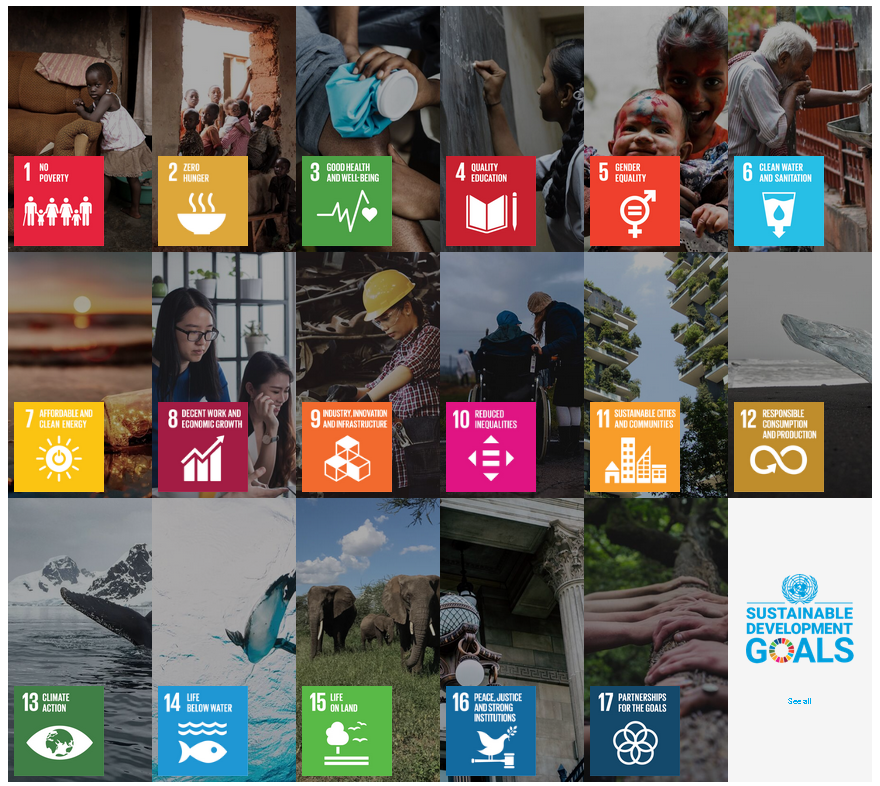 . The United Nations @UN @UNEP have set out 17 Sustainable Development Goals (SDG) Goal 13 #ClimateAction is one of them. Climate Action supports many of the other goals and vice versa. more information: un.org/sustainabledev… .