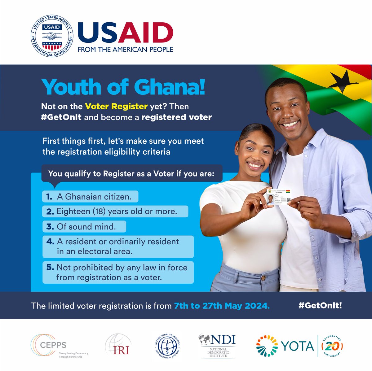 ZomnraMartial's tweet image. Be a voter, be proud. #GetOnIt and register! #MyVoteMyFlex @YotaRising