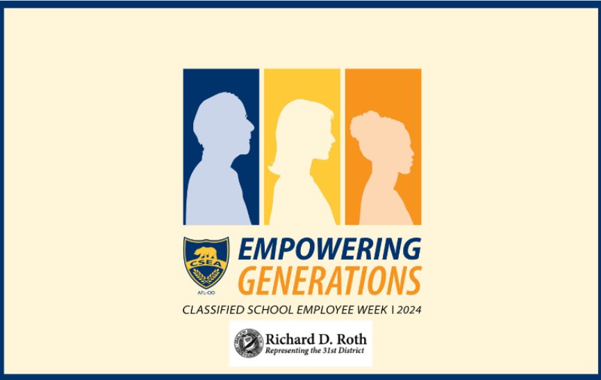 #classifiedschoolemployeeweek theme is Empowering Generations—& that’s exactly what these devoted individuals do in the lives of students on a daily basis. These employees deserve our thanks & respect as essential frontline workers who keep our schools up and running. @CSEA_Now