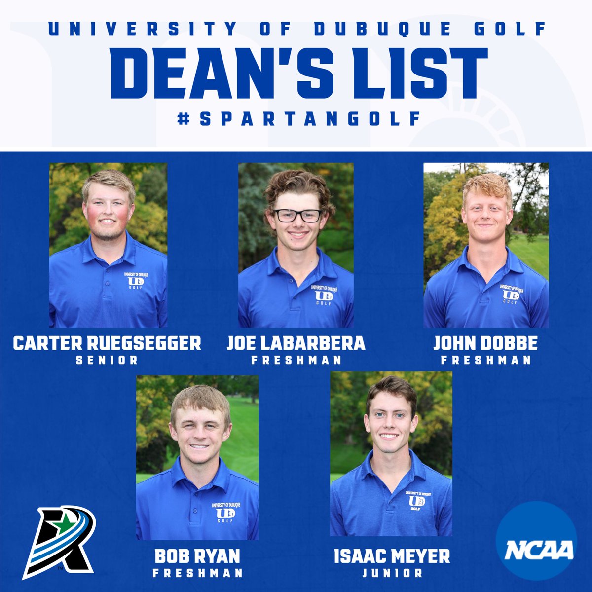 DbqGolf's tweet photo. Congratulations to all of our players that made the Dean's List this spring semester!

Great job, Spartans!

#SpartanGolf https://t.co/x4HSJwoeed
