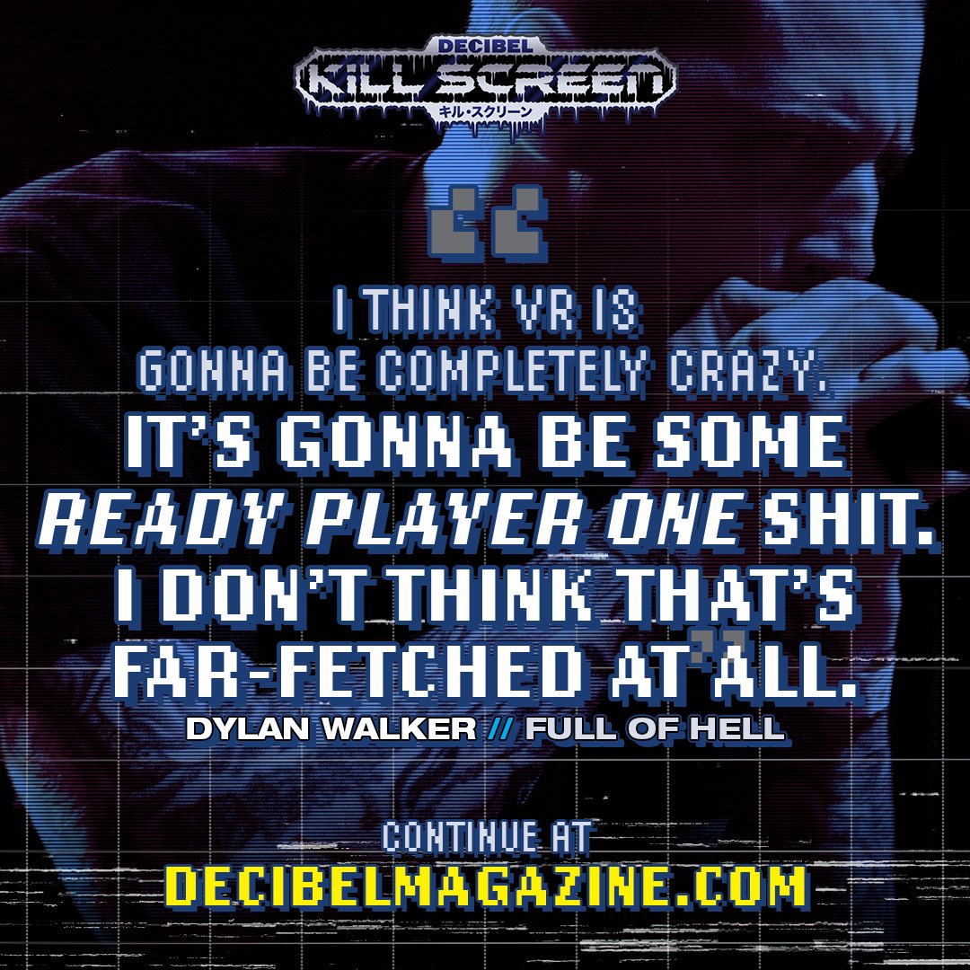 KILL SCREEN 036 // Phase 2: The prospect of digimmortality is exciting for Dylan Walker of #FullOfHell. Read the second part of our massive interview now ➡️ tinyurl.com/dBKillScreen03… Missed the first part? ➡️ tinyurl.com/dBKillScreen03…