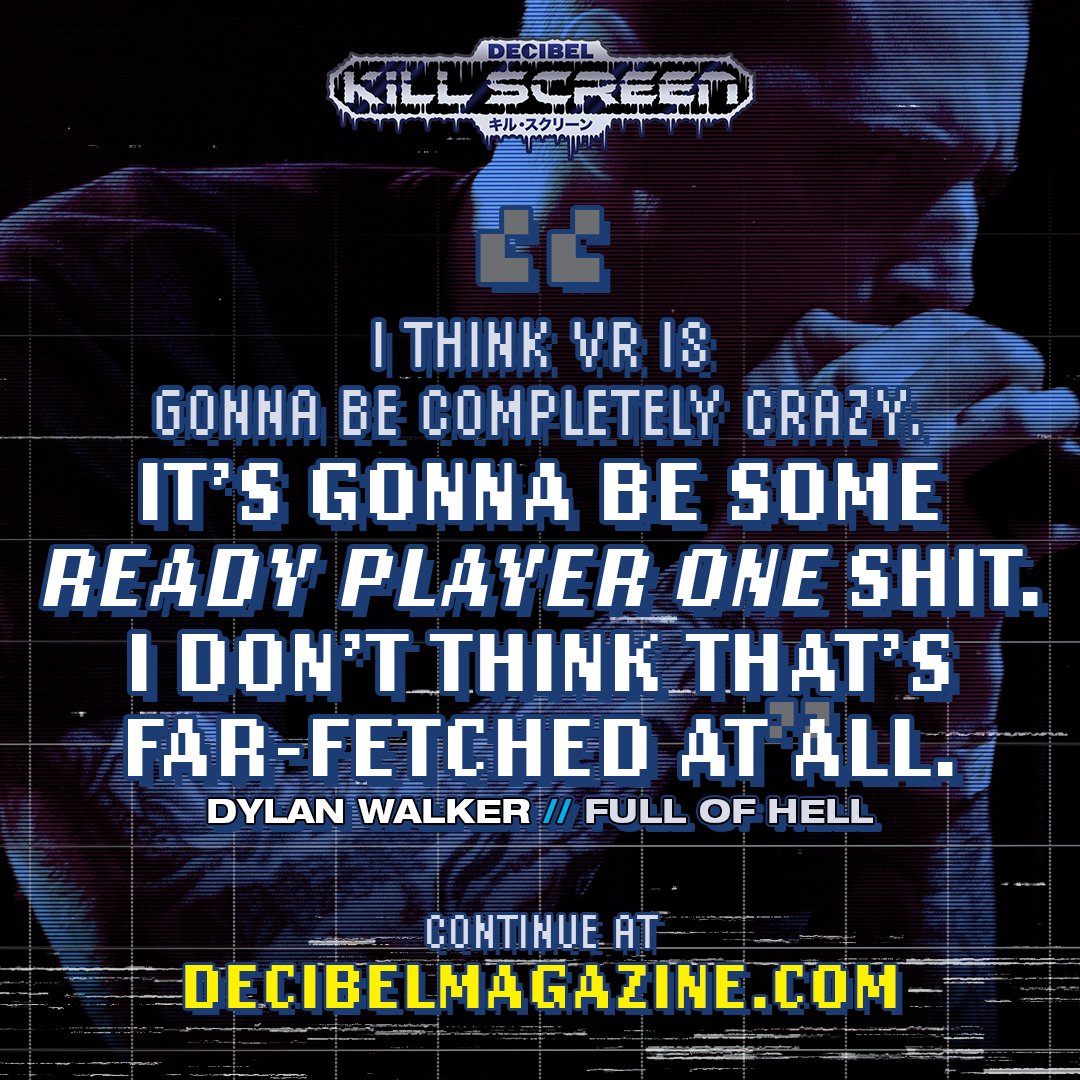 dBKillFeed's tweet photo. KILL SCREEN 036 // Phase 2: The prospect of digimmortality is exciting for Dylan Walker of #FullOfHell.

Read the second part of our massive interview now ➡️ https://t.co/33CKYlLaRO
Missed the first part? ➡️ https://t.co/dpRW8bX4wg https://t.co/ayL01TSfZd