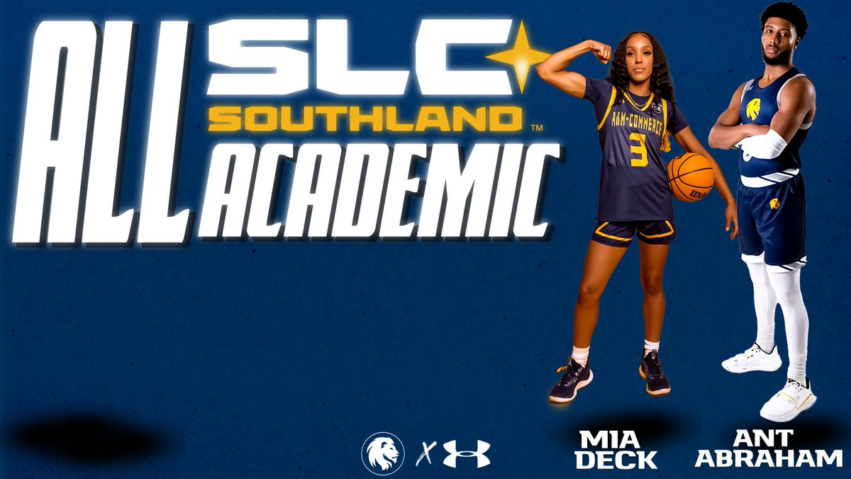 .@Lion_WBB and @Lion_MBB bring home a pair of @SouthlandSports All-Academic honors! #GoLions #LT