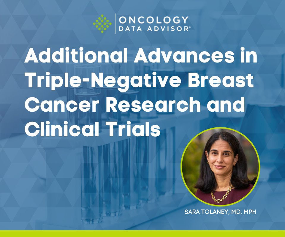 What are some of the new advances that have occurred in triple-negative #breast cancer (#TNBC) this year? Watch as @stolaney1 of @DanaFarber shares updates on clinical #trials and new treatment directions to look forward to! oncdata.com/additional-adv… #breastcancer #bcsm #CME