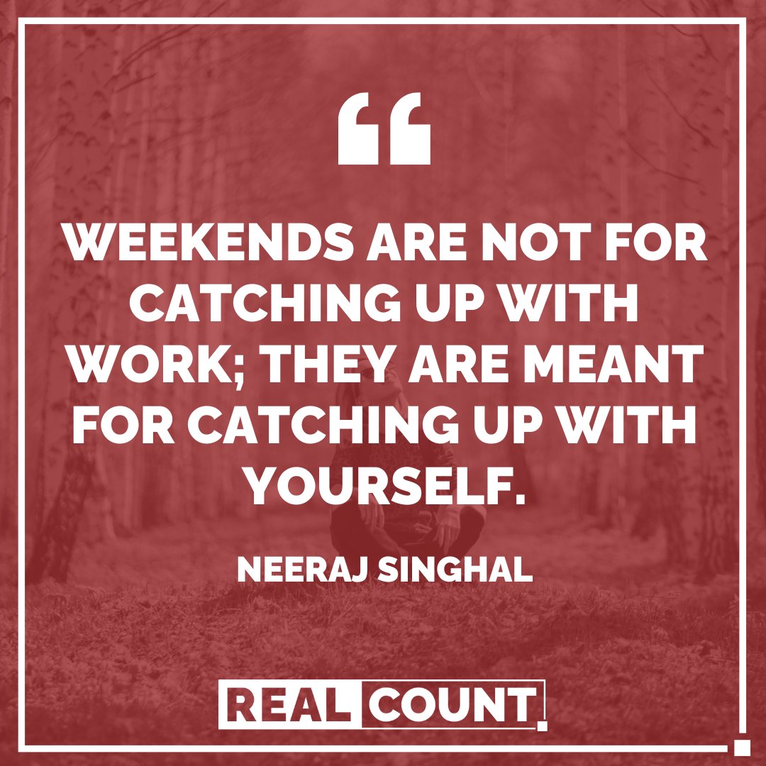 Where did the week go? If the accounting and financial workload for your business is eating into your weekend, RealCount can help. 

Schedule a meeting with a real estate accounting expert today.

bit.ly/3WKsdyI
#realestatecpa #accounting #cpa #weekendwarrior