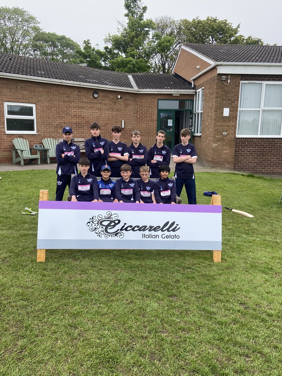 The lads ahead of their Vitality U15 Blast opener at home to Morpeth tonight. Thanks to Cicarelli for their continued support of the Bobcats Juniors Section this season. #HowayBlyth