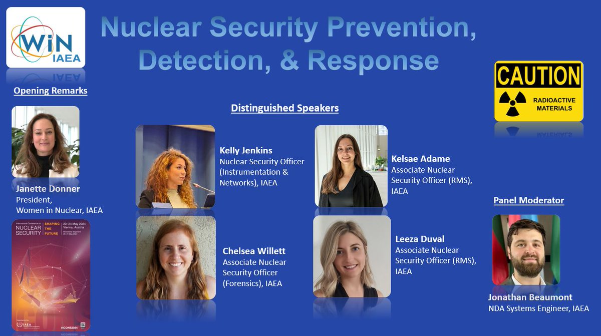 Curious about how radioactive material is kept under regulatory control? What happens when it goes missing? Come and learn about the different steps of nuclear security from young professionals working @iaeaorg 📅Thur., May 23 ⏲️12:45-13:45 🏢M-Bldg, 1st floor coffee corner