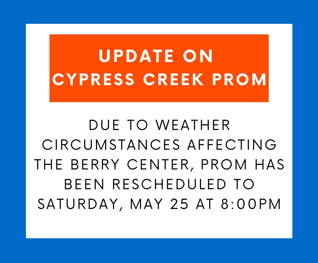 Cy Creek High School (@cycreekhs) on Twitter photo 2024-05-17 16:38:10